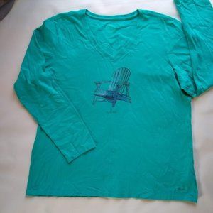 Life Is Good "Simplify" Long Sleeve T Relaxed  XXL